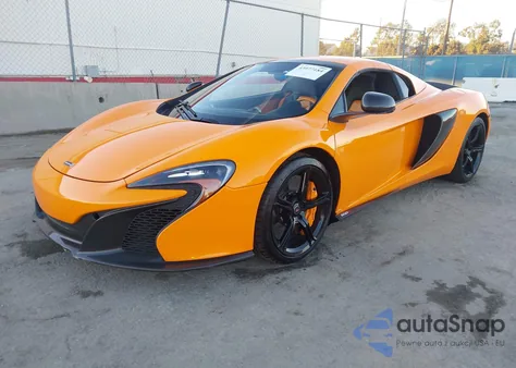 2016 Mclaren 650S z USA, uszkodzony, nr VIN SBM11FAA5GW006189
